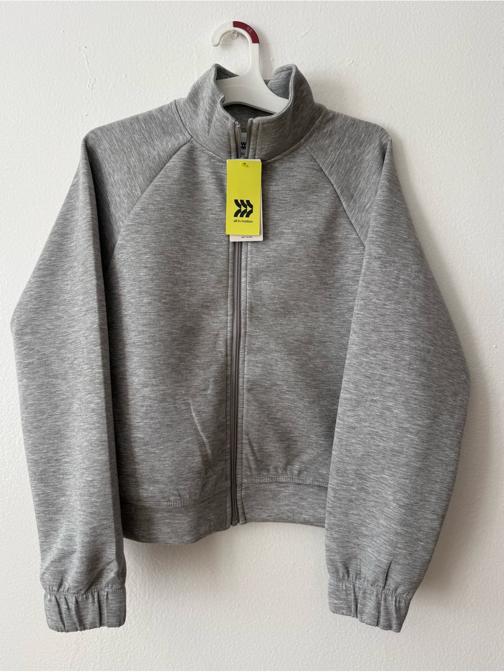 all in motion Women's Grey Full-Zip Sweater Vest Jacket
